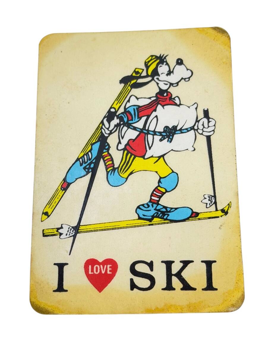 1990's I Love Ski Retro Sticker Çıkartma AKS2097 - 1