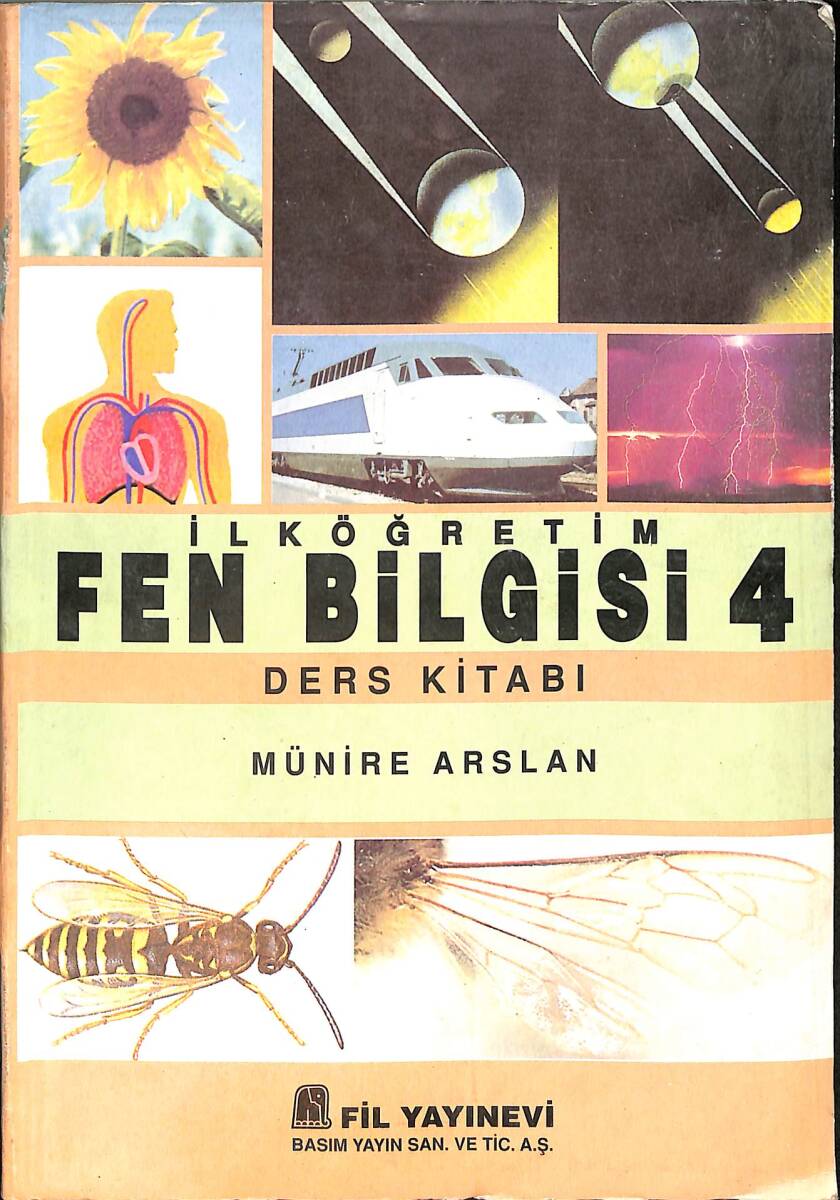 1990's İlköğretim 4.Sınıf Fen Bilgisi Ders Kitabı NDR99918 - 4