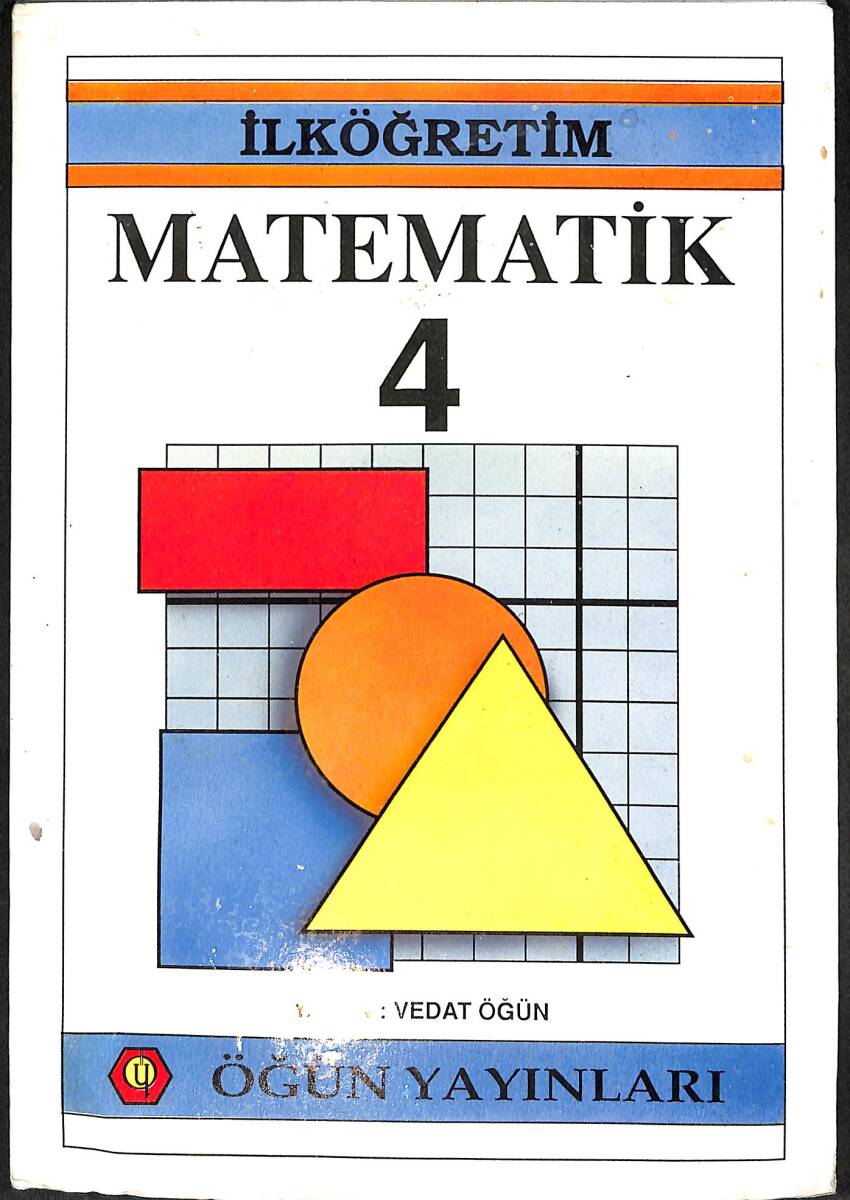 1990's İlköğretim 4.Sınıf Matematik Ders Kitabı NDR99986 - 1