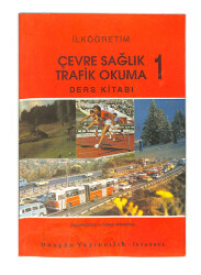 1990's İlkokul 1.Sınıf Çevre-Sağlık-Trafik Okuma Ders Kitabı NDR99827 - 1