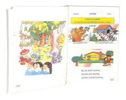 1990's İlkokul 1.Sınıf Çevre-Sağlık-Trafik Okuma Ders Kitabı NDR99863 - 2