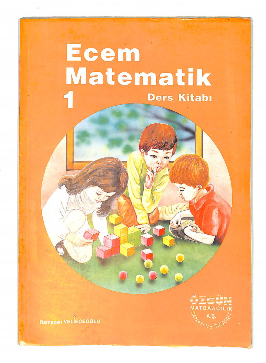 1990's İlkokul 1.Sınıf Ecem Matematik Ders Kitabı NDR99656 - 4