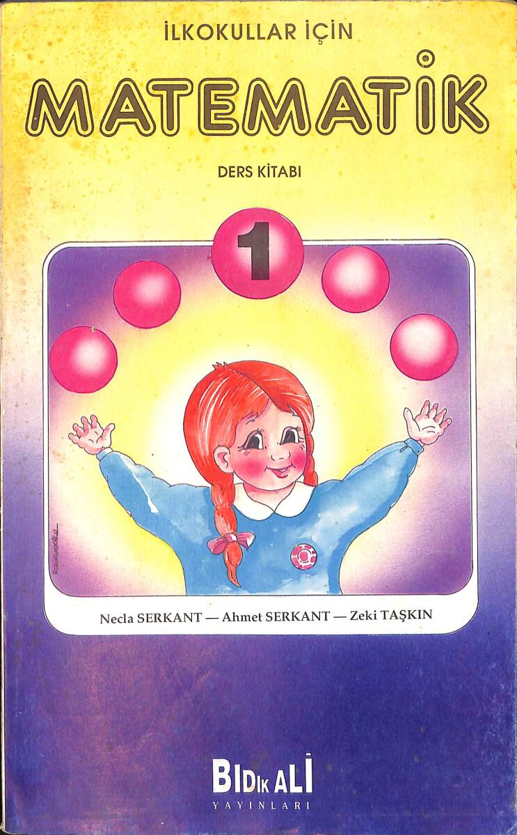 1990's İlkokul 1.Sınıf Matematik Ders Kitabı NDR99980 - 4