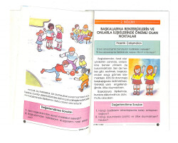 1990's İlkokul 2.Sınıf Çevre-Sağlık-Trafik Okuma Ders Kitabı NDR99655 - 2