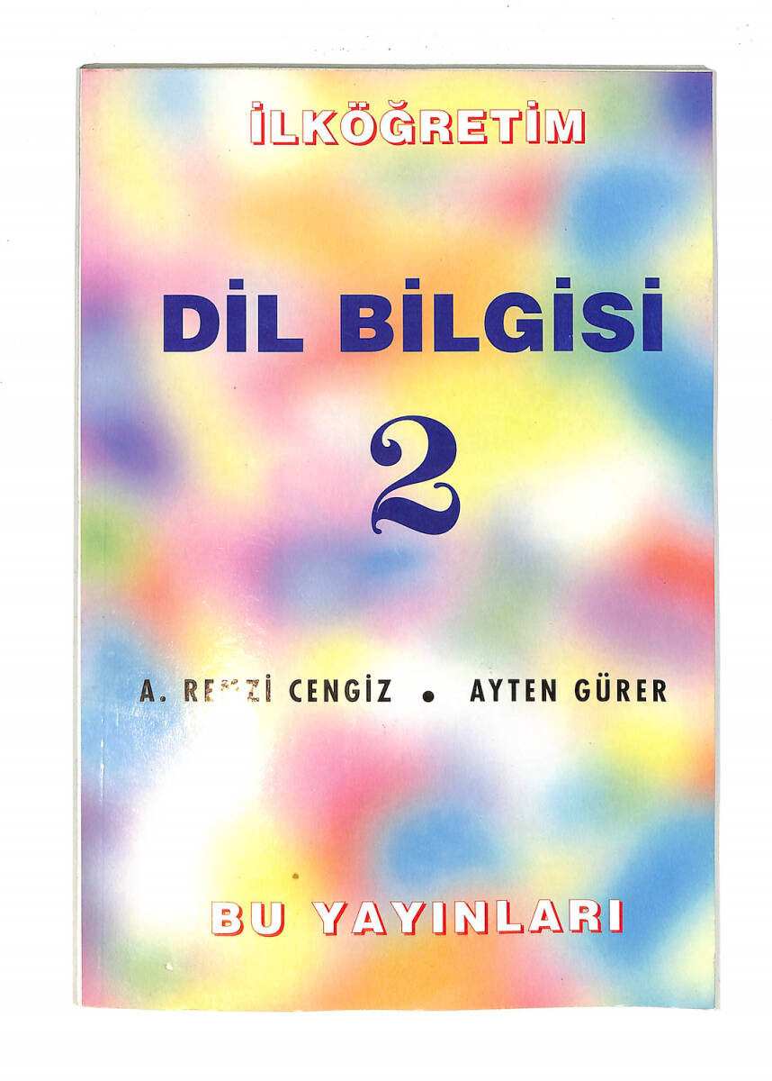 1990's İlkokul 2.Sınıf Dil Bilgisi Ders Kitabı NDR99643 - 1