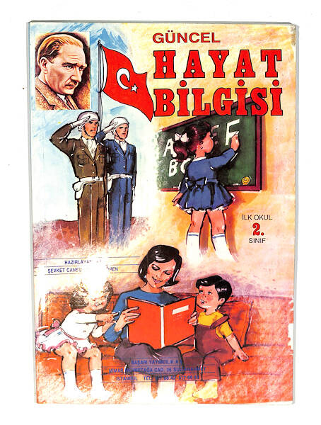 1990's İlkokul 2.Sınıf Güncel Hayat Bilgisi Ders Kitabı NDR99819 - 1