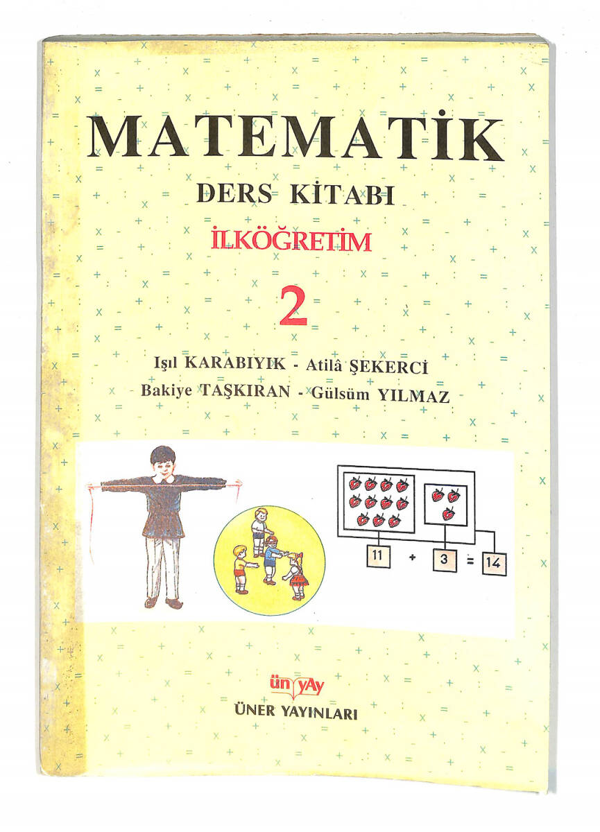 1990's İlkokul 2.Sınıf Matematik Ders Kitabı NDR99640 - 1