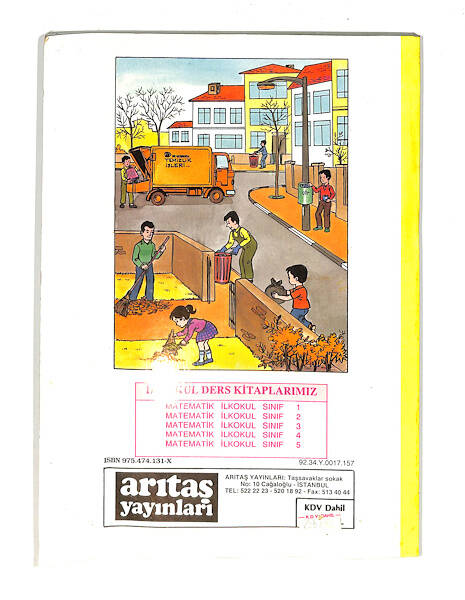 1990's İlkokul 2.Sınıf Matematik Ders Kitabı NDR99822 - 3