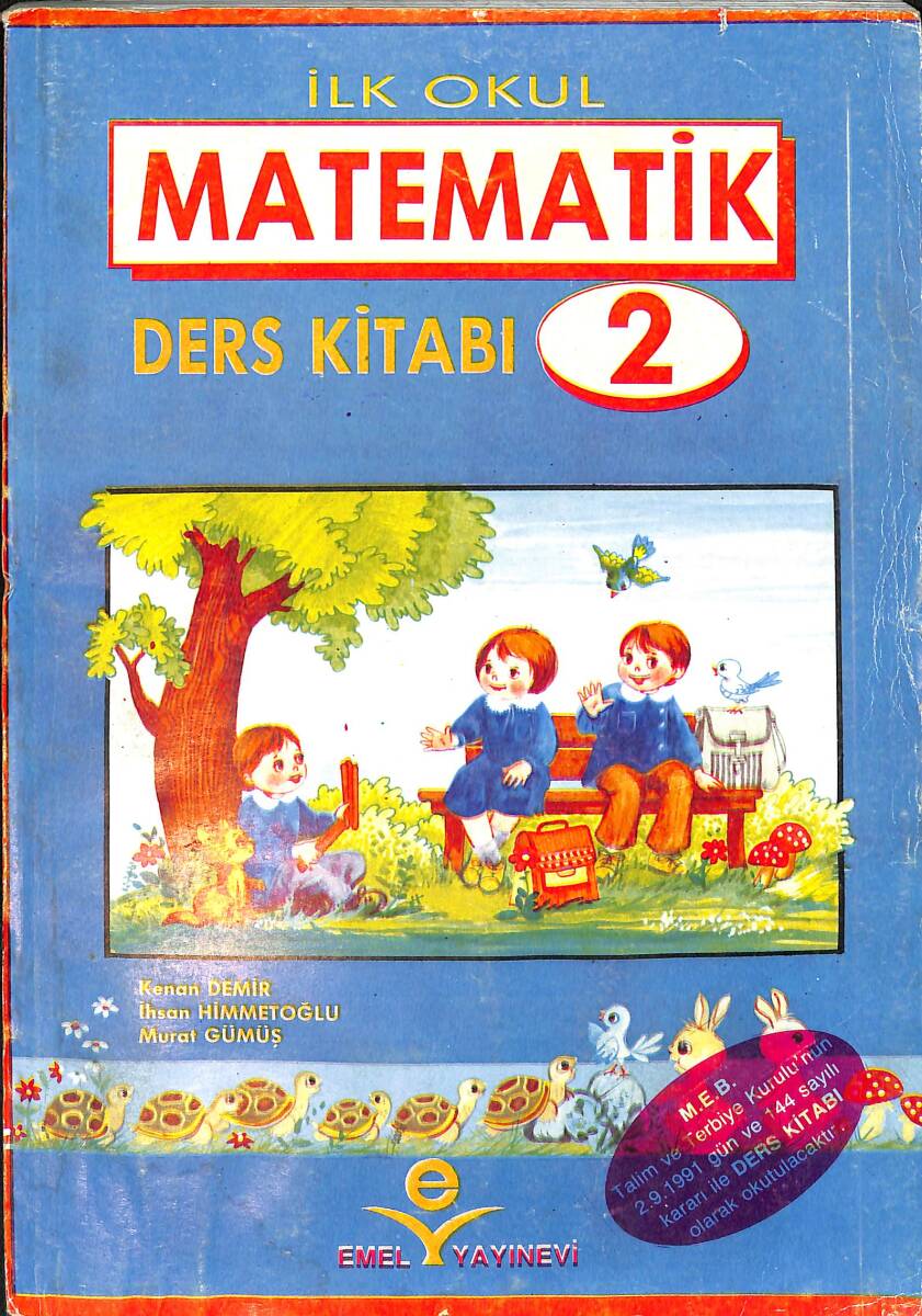 1990's İlkokul 2.Sınıf Matematik Ders Kitabı NDR99913 - 1
