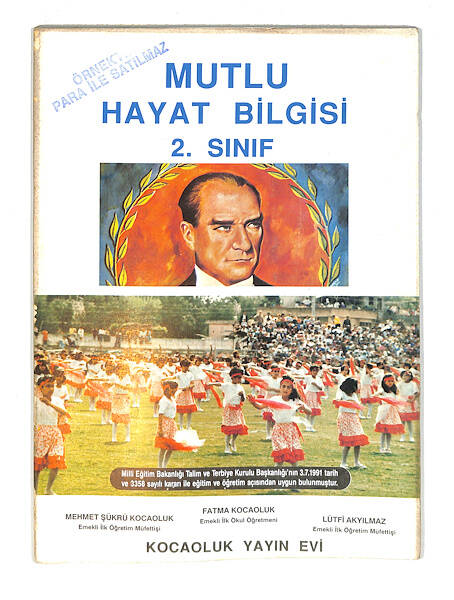 1990's İlkokul 2.Sınıf Mutlu Hayat Bilgisi Ders Kitabı NDR99877 - 1