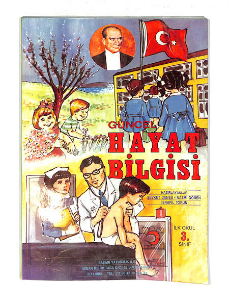 1990's İlkokul 3.Sınıf Güncel Hayat Bilgisi Ders Kitabı NDR99867 - 1