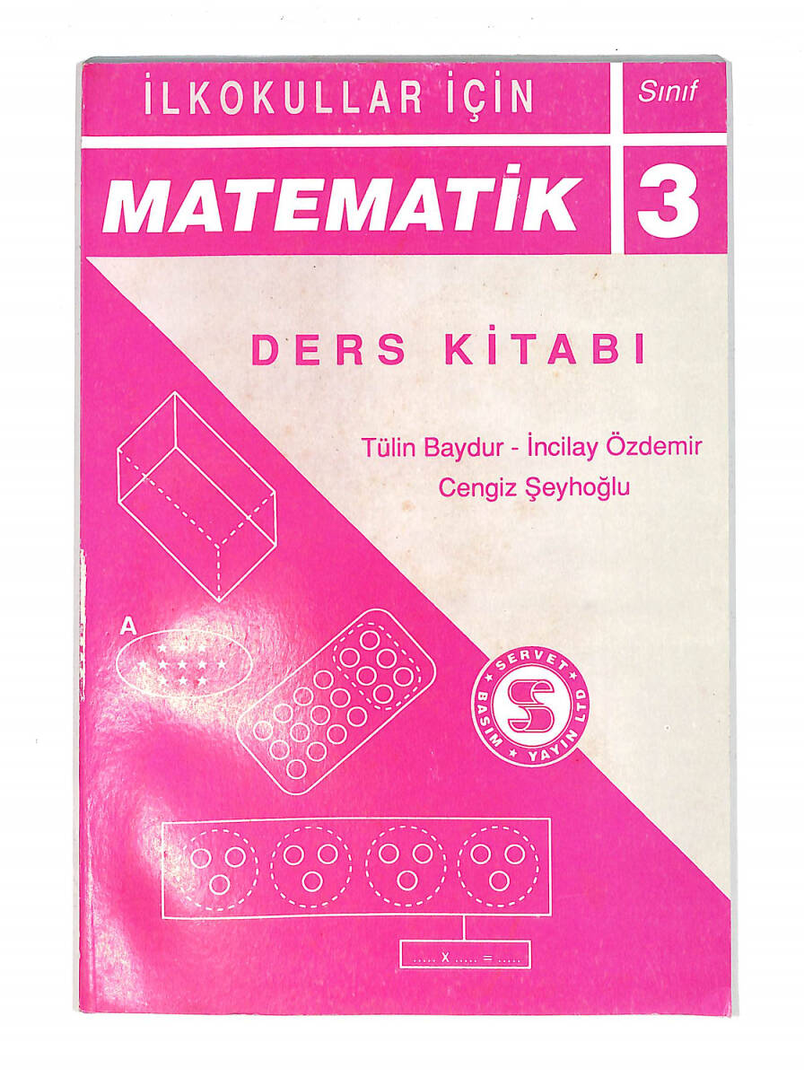 1990's İlkokul 3.Sınıf Matematik Ders Kitabı NDR99669 - 4