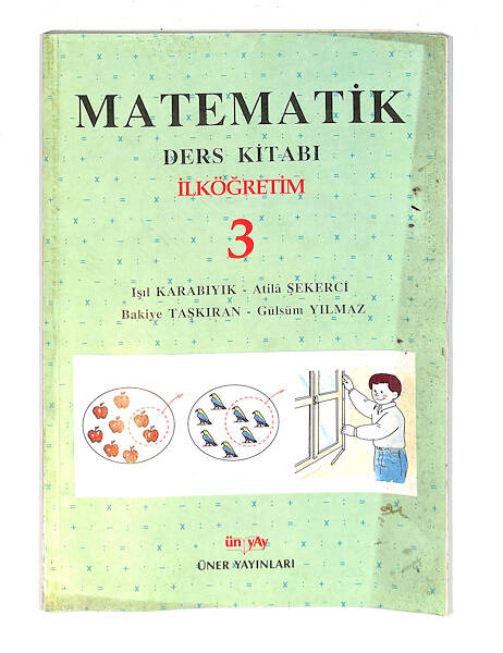 1990's İlkokul 3.Sınıf Matematik Ders Kitabı NDR99674 - 1