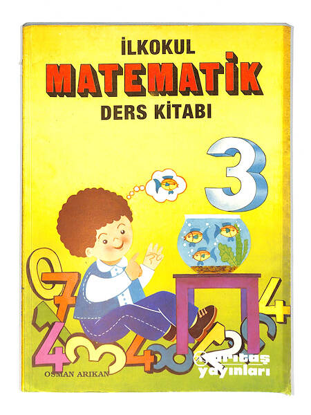 1990's İlkokul 3.Sınıf Matematik Ders Kitabı NDR99864 - 1