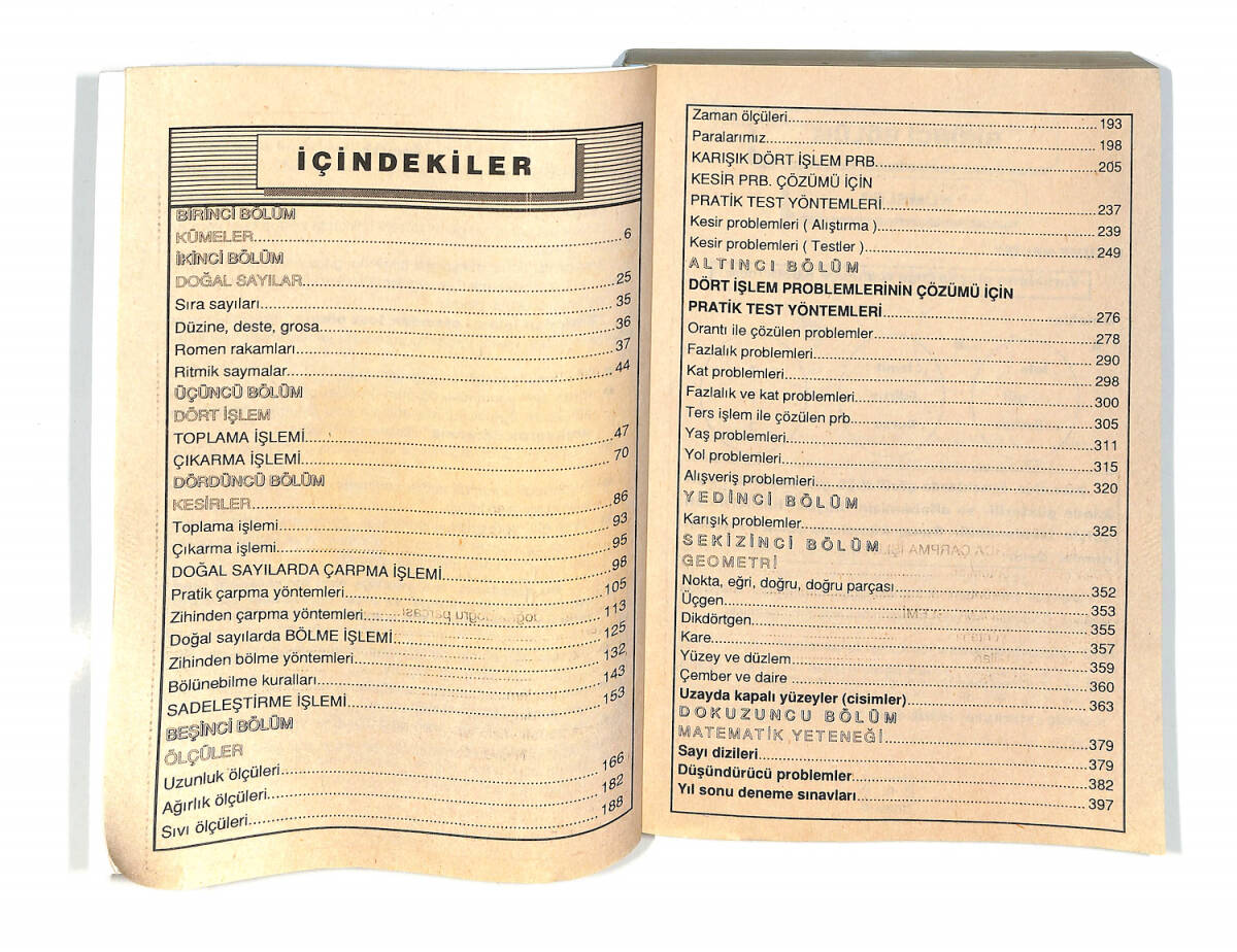 1990's İlkokul 3.Sınıf Yeni Pratik Test Yöntemleri İle Matematik Ders Kitabı NDR99668 - 2