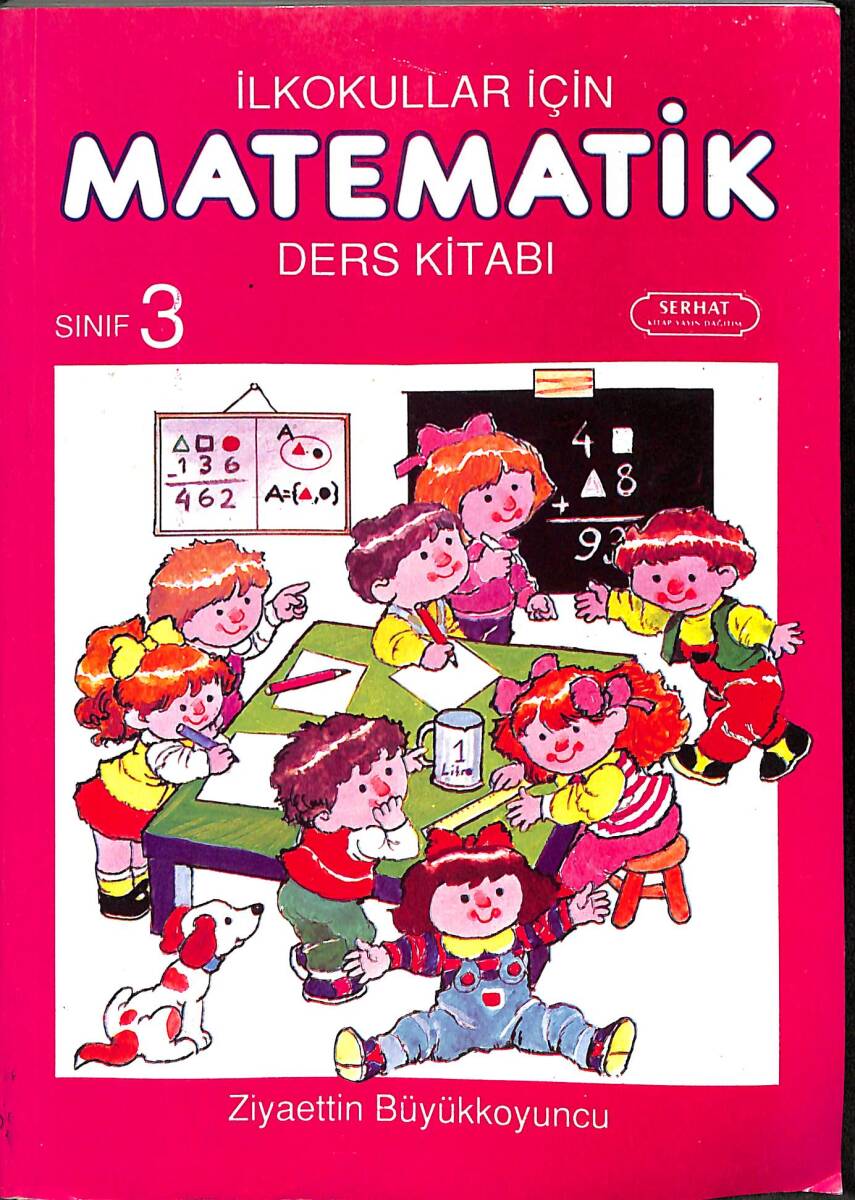 1990's İlkokul 3.Sınıfar İçin Matematik Ders Kitabı NDR102074 - 1