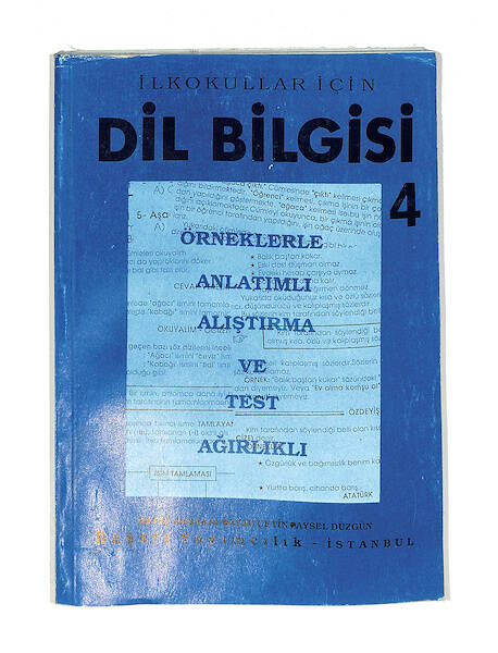 1990's İlkokul 4.Sınıf Dil Bilgisi Ders Kitabı NDR99677 - 4