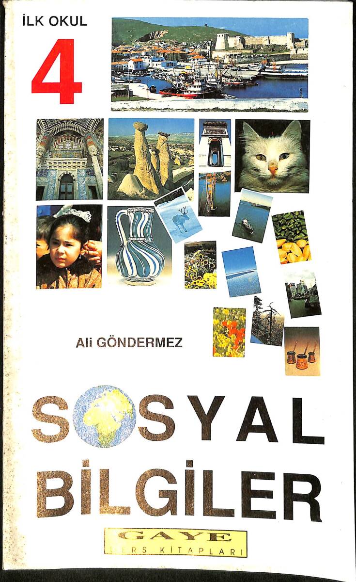 1990's İlkokul 4.Sınıf Sosyal Bilgiler Ders Kitabı NDR99955 - 1