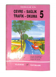 1990's İlkokul 5.Sınıf Çevre-Sağlık-Trafik-Okuma Ders Kitabı NDR99856 - 4