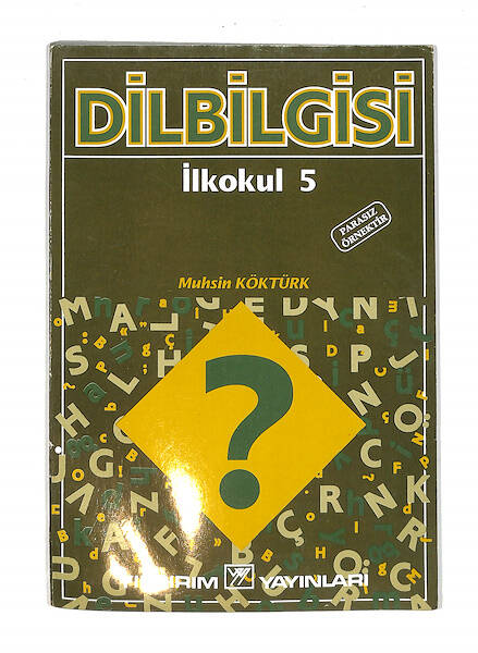 1990's İlkokul 5.Sınıf Dilbilgisi Ders Kitabı NDR99698 - 1