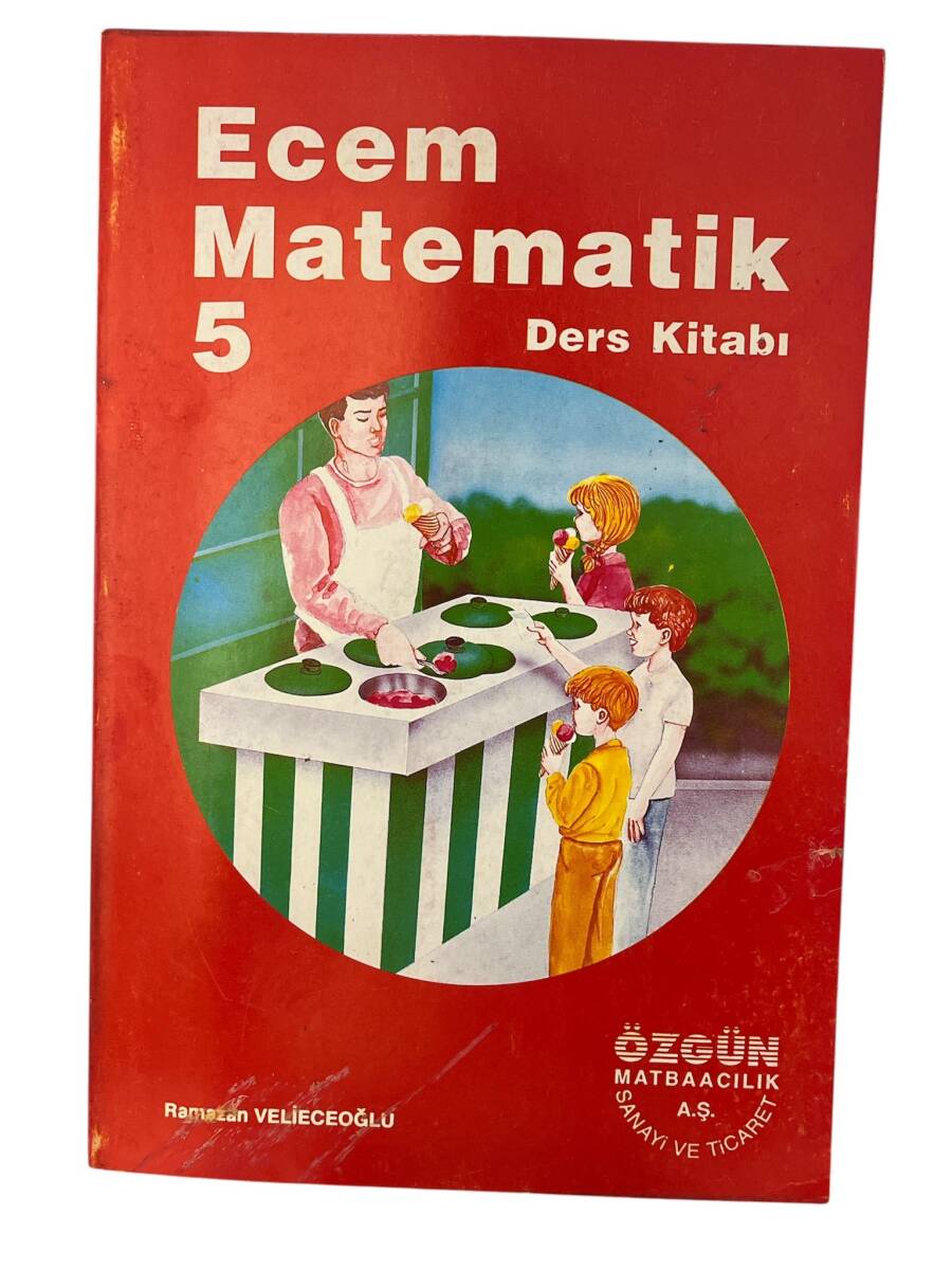1990's İlkokul 5.Sınıf Ecem Matematik Ders Kitabı NDR99876 - 3