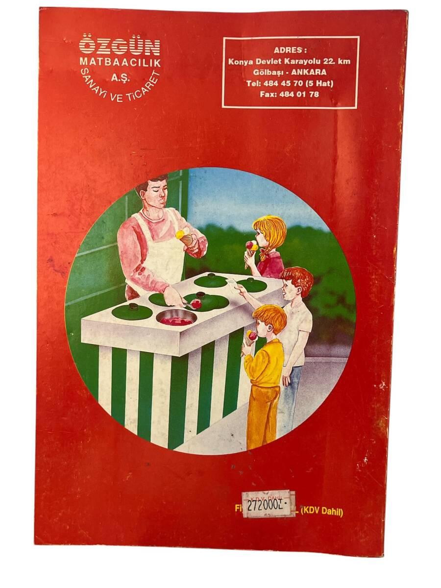 1990's İlkokul 5.Sınıf Ecem Matematik Ders Kitabı NDR99876 - 2