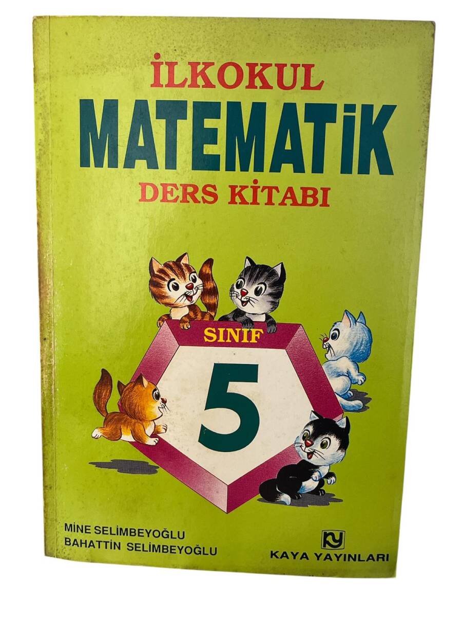 1990's İlkokul 5.Sınıf Matematik Ders Kitabı NDR99875 - 1