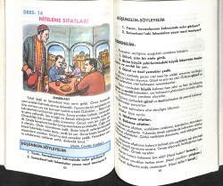 1990's İlkokul 5.Sınıf Testli-Renkli Uygulamalı Dil Bilgisi Ders Kitabı NDR99899 - 2