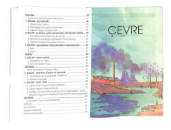 1990's İlkokul Çevre-Sağlık-Trafik Okuma Kitabı NDR99821 - 2