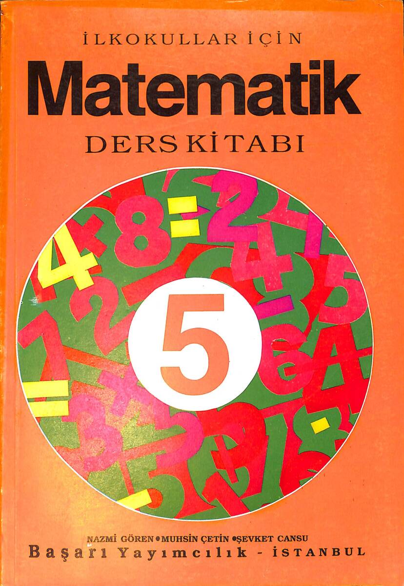 1990's İlkokullar İçin 5.Sınıf Matematik Ders Kitabı NDR99925 - 4