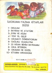 1990's İlkokuma-Yazma Dizisi 10 Kitabım Arkadaşım Sınıf 1 NDR100011 - 3