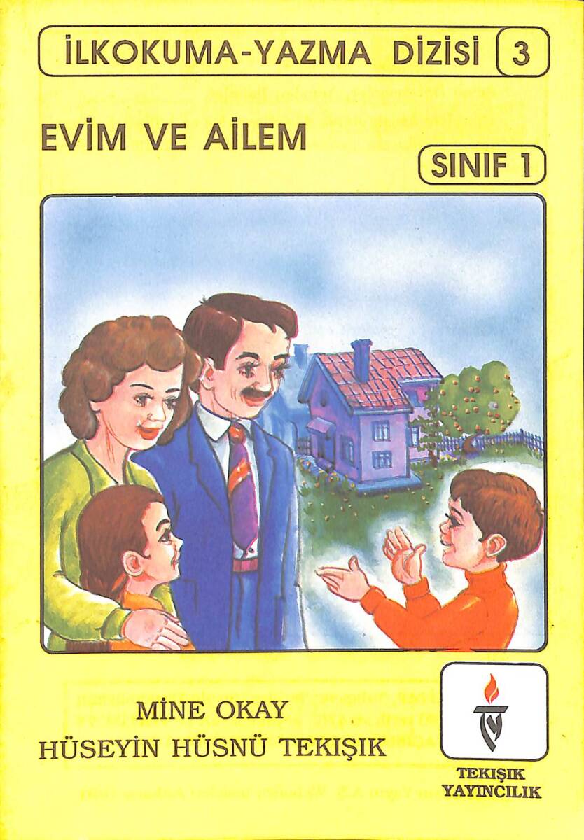 1990's İlkokuma-Yazma Dizisi 3 Evim Ve Ailem Sınıf 1 NDR100018 - 4