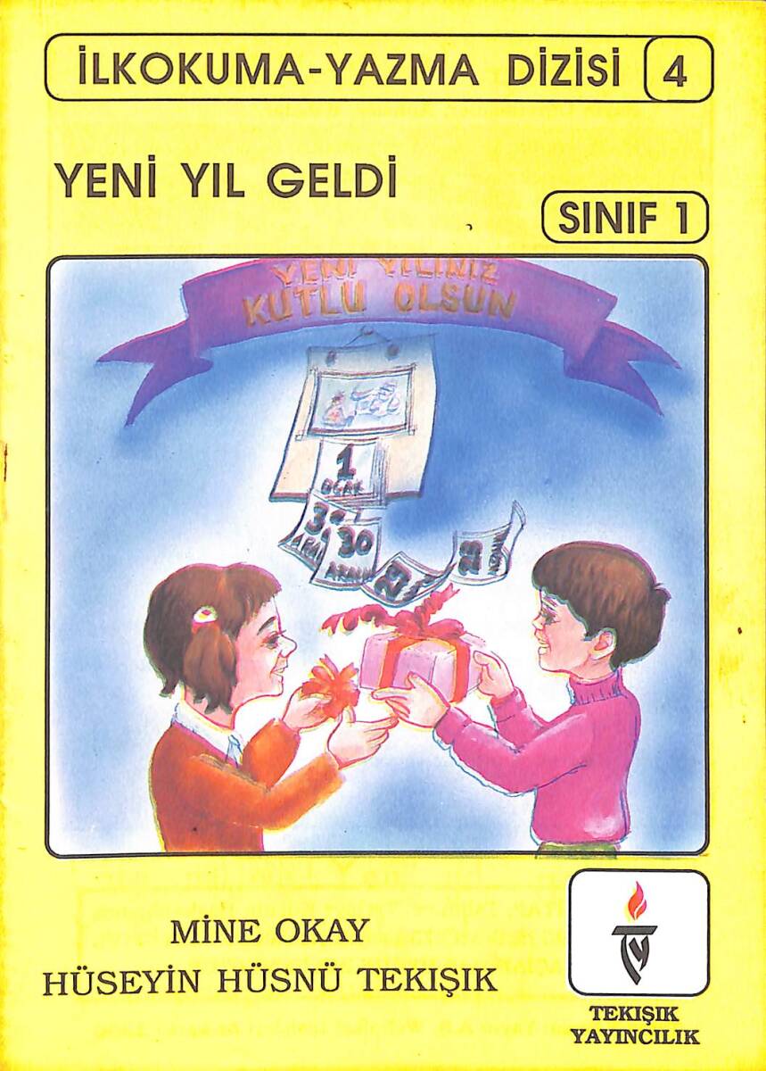 1990's İlkokuma-Yazma Dizisi 4 Yeni Yıl Geldi Sınıf 1 NDR100017 - 1