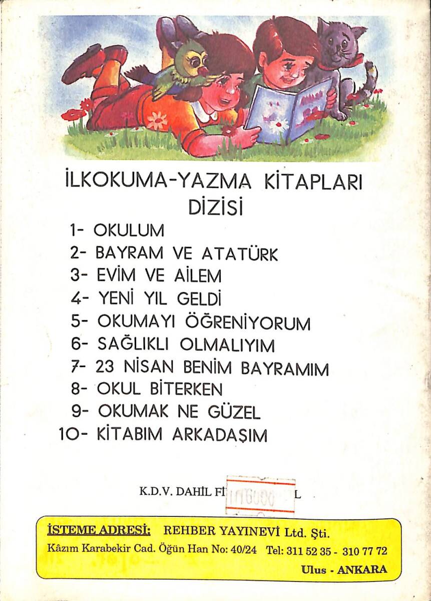 1990's İlkokuma-Yazma Dizisi 5 Okumayı Öğreniyorum Sınıf 1 NDR101155 - 3