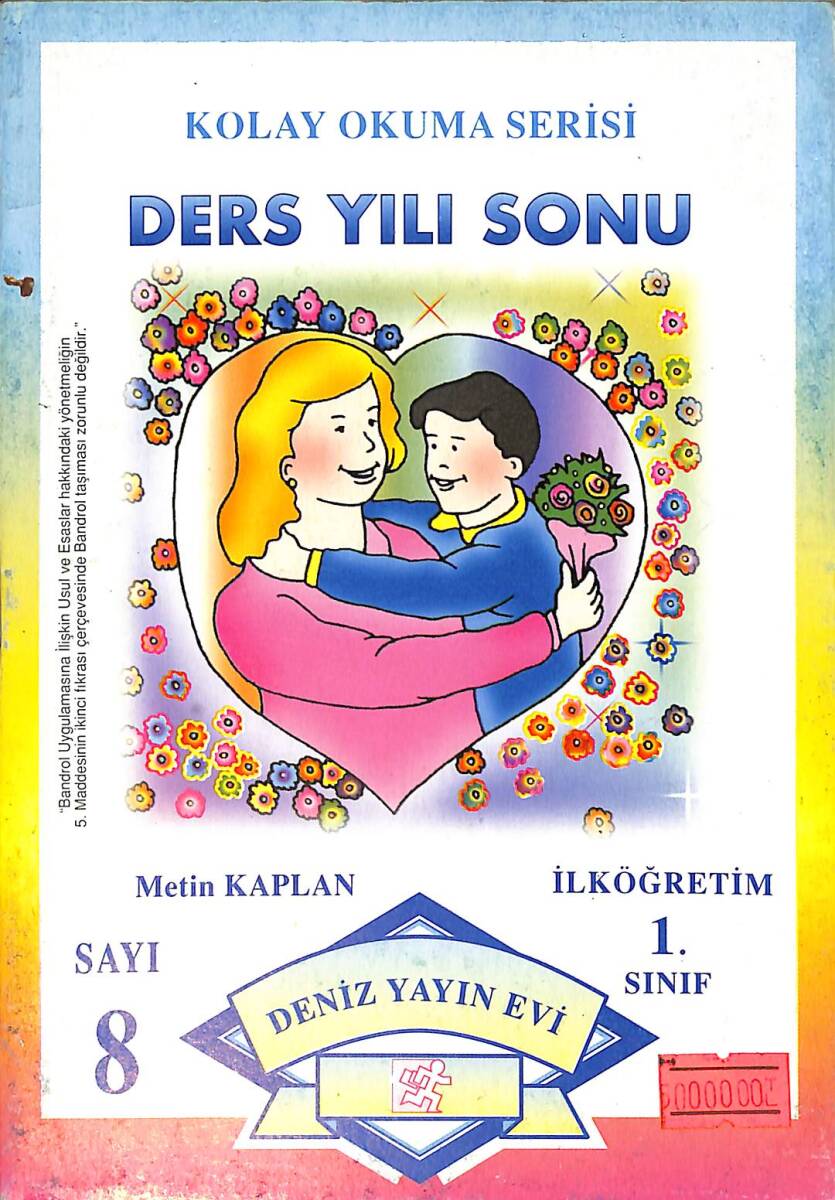 1990's Kolay Okuma Serisi Ders Yılı Sonu 1.Sınıf Sayı: 8 NDR100003 - 1