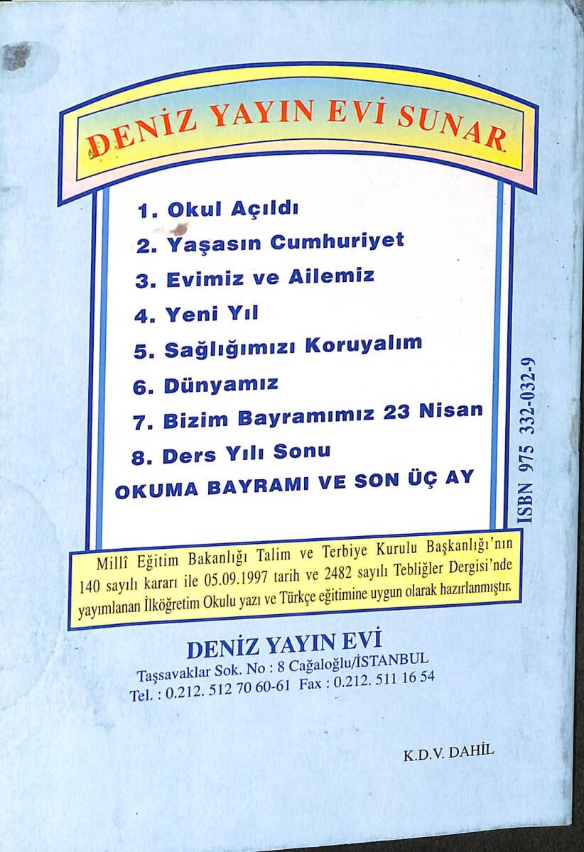 1990's Kolay Okuma Serisi Dünyamız 1.Sınıf Sayı: 6 NDR100005 - 3