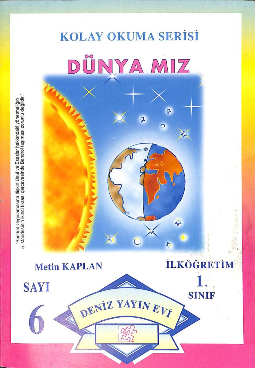 1990's Kolay Okuma Serisi Dünyamız 1.Sınıf Sayı: 6 NDR100005 - 4