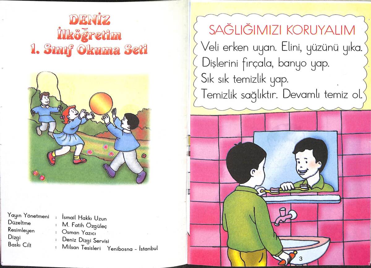 1990's Kolay Okuma Serisi Sağlığımızı Koruyalım 1.Sınıf Sayı: 5 NDR100006 - 2