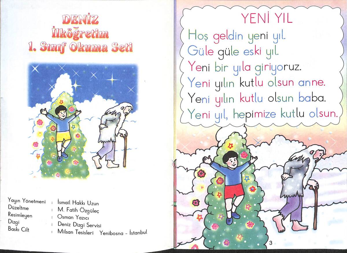 1990's Kolay Okuma Serisi Yeni Yıl 1.Sınıf Sayı: 4 NDR100007 - 2