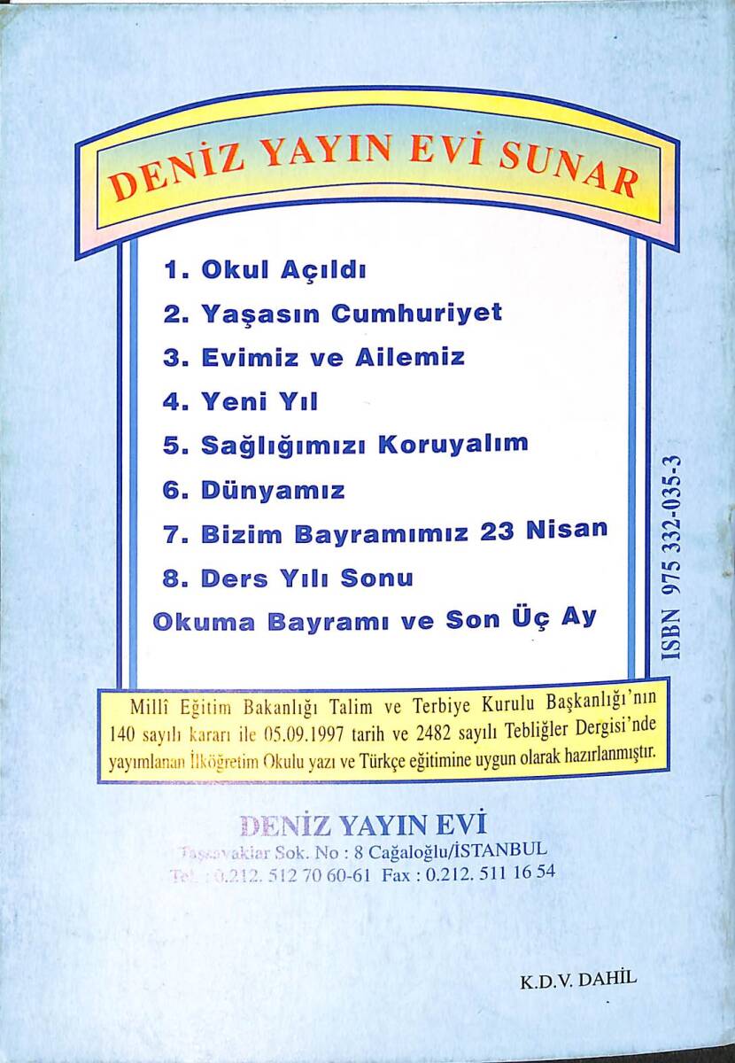 1990's Kolay Okuma Serisi Yeni Yıl 1.Sınıf Sayı: 4 NDR100007 - 3