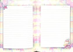 1990's Koza Yayınları Yarıyıl Tatil Günlüğü Defteri NDR101144 - 2