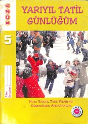 1990's Koza Yayınları Yarıyıl Tatil Günlüğü Defteri NDR101144 - 3