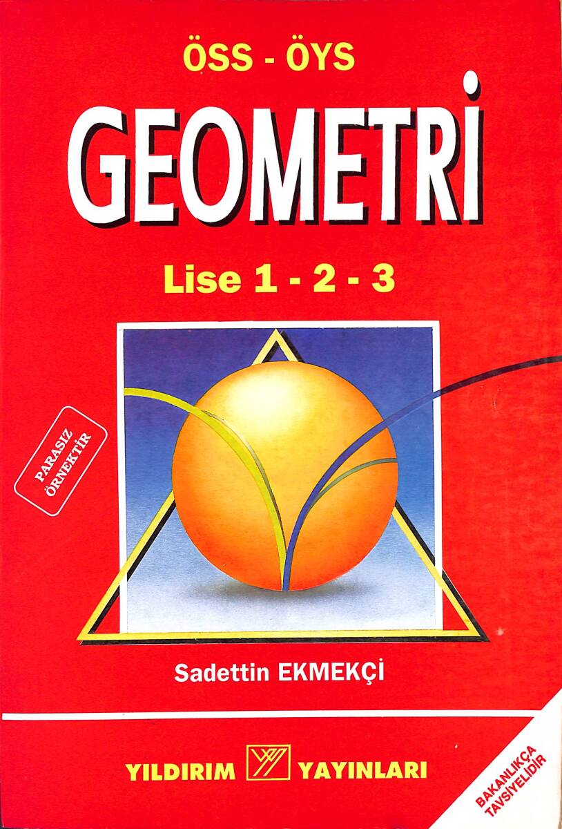1990's Lise 1-2-3.Sınıflar İçin ÖSS-ÖYS Geometri Ders Kitabı NDR102081 - 1