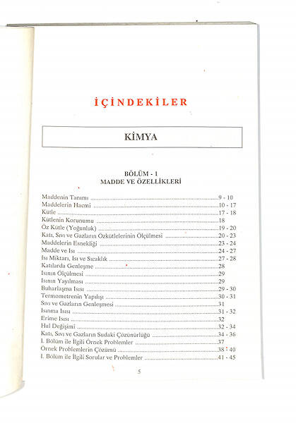 1990's Lise 1.Sınıf Fen Bilgisi Ders Kitabı NDR99726 - 2