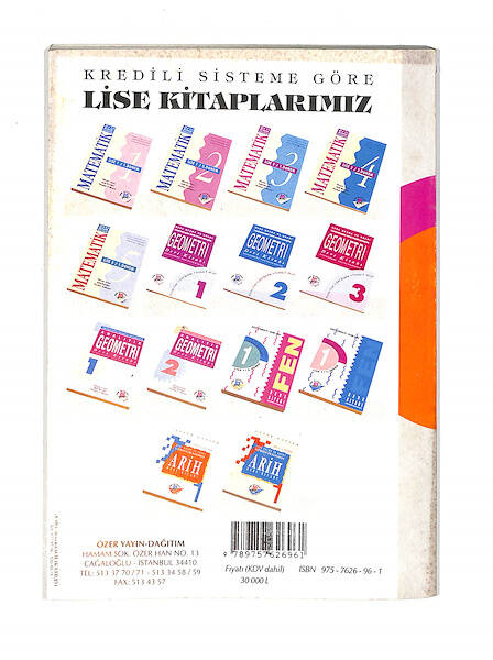 1990's Lise 1.Sınıf Fen Bilgisi Ders Kitabı NDR99726 - 3
