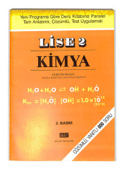 1980's Lise 2.Sınıf Yeni Programa Göre Ders Kitabına Paralel Tam Anlatımlı,Çözümlü,Test Uygulamalı Kimya Kitabı NDR99766 - Gökçekoleksiyon