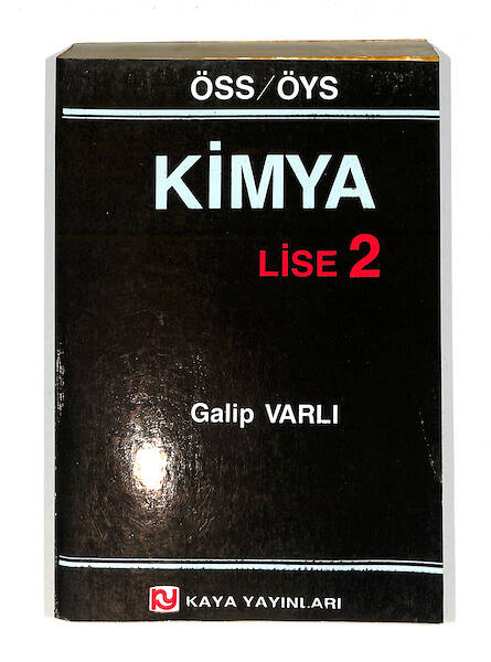 1990's Lise 2.Sınıf ÖSS/ÖYS Kimya Kitabı NDR99765 - 1
