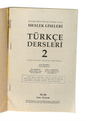 1990's Lise 2.Sınıf Türkçe Dersleri Kitabı NDR99798 - 2