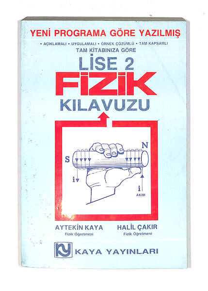 1990's Lise 2.Sınıf Yeni Programa Göre Yazılmış Fizik Kılavuzu NDR99801 - 1