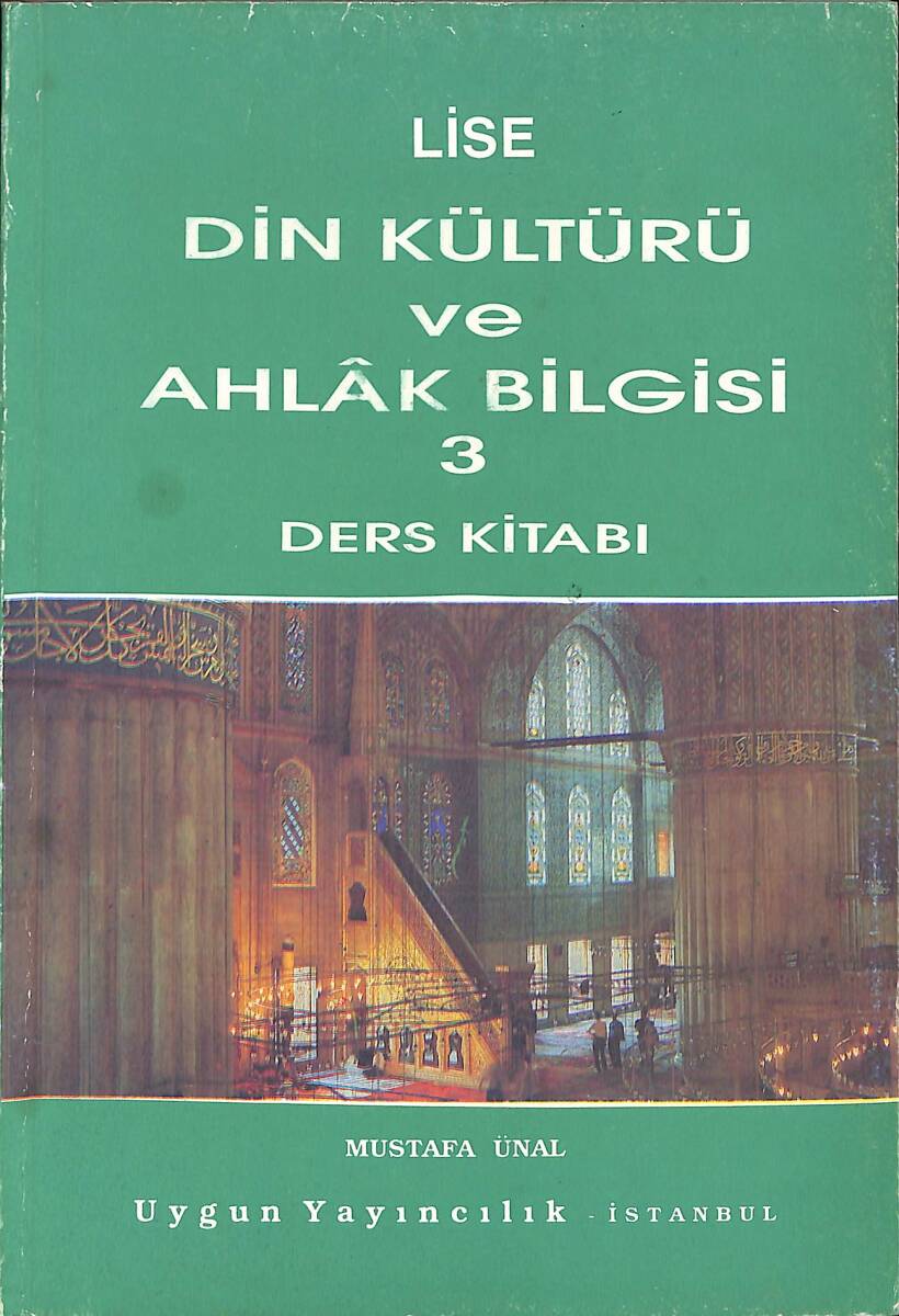 1990's Lise 3.Sınıf Din Kültürü Ve Ahlâk Bilgisi Ders Kitabı NDR102077 - 1